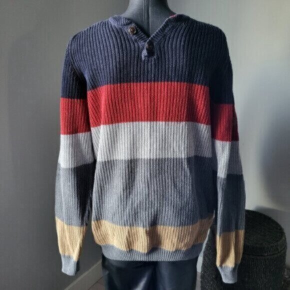 Vintage  Point Zero Cotton men's Sweater Sz Large - Picture 13 of 14
